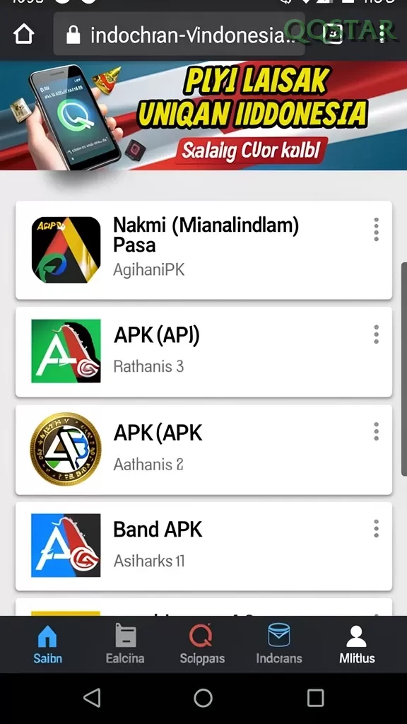 Cuplikan layar RUBAH4D — aktivitas