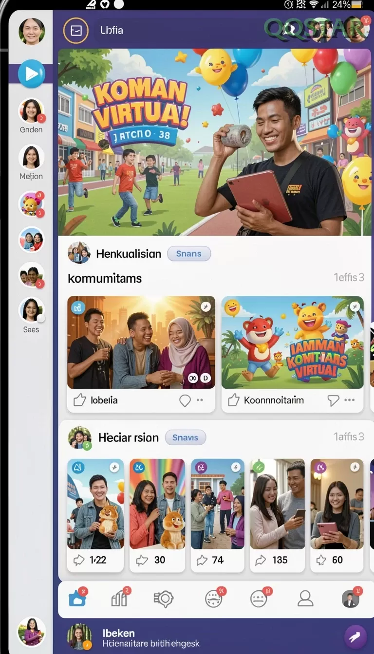 Cuplikan layar TRT99 — menu navigasi
