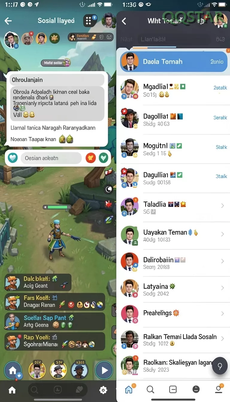 Cuplikan layar ZZ4D — aktivitas