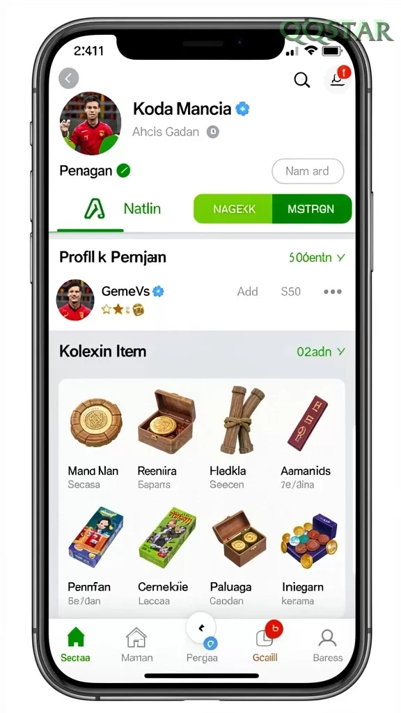 Cuplikan layar HEBAT33 — menu navigasi